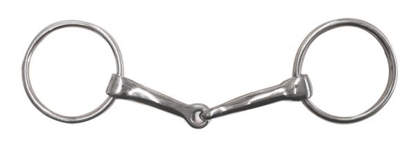 5\" Stainless Steel Loose Oring O Ring Snaffle Bit